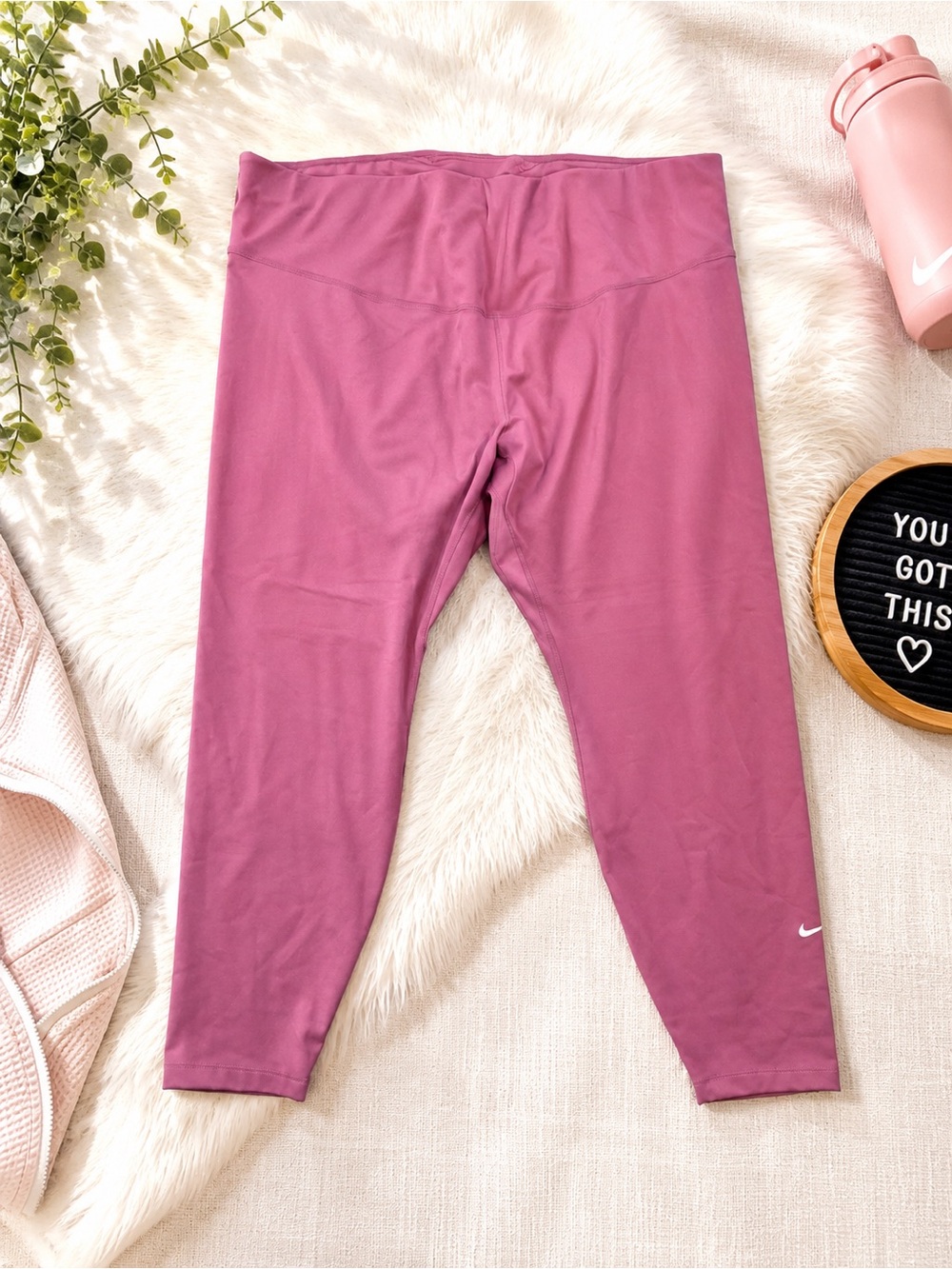 Nike Mauve Pink Capri Leggings